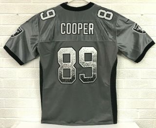 Nike Oakland Raiders Amari Cooper Animal Print Alternate Jersey Silver Adult 44