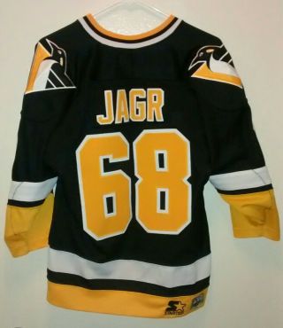 Jaromir Jagr Pittsburgh Penguins Starter Jersey Size S/m Mens Or Youth Boy 