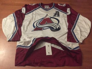 Vtg Starter Nhl Colorado Avalanche Mike Ricci Authentic Game Jersey Worn Sz 56 - R