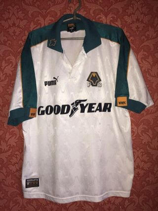 Wolverhampton Wanderers (wolves) 1997 - 1999 Away Football Shirt Jersey Maglia