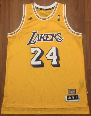 Authentic Adidas Classics Kobe Bryant Los Angeles Lakers Swingman Nba Jersey Xl