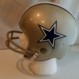 Dallas Cowboys Rawlings Nfl Football Helmet Hnfl - N Sz Large