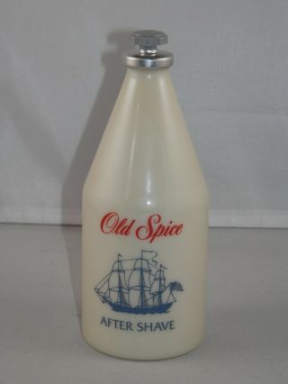 Vintage Old Spice After Shave 4 - 1/4 Oz Shulton Glass Bottle Star Top 80 Full