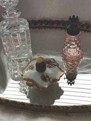 Set of Three Vintage And Antique Perfume Bottles IRICE In 2