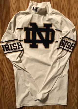 Notre Dame Football 2015 Under Armour Team Issued Undershirt Irish