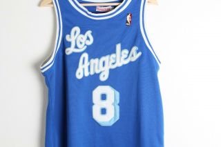 100 Authentic Kobe Bryant Mitchell & Ness 96 97 HWC Lakers Jersey Size 44 2