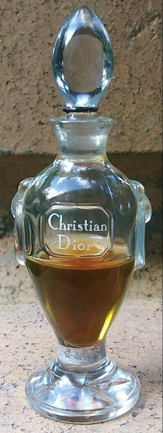 Vintage Christian Dior Baccarat Urn Perfume Bottle Miss Dior Diorissimio