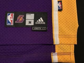 Kobe Bryant Adidas NBA Los Angeles Lakers Swingman Jersey Men ' s size Medium 2