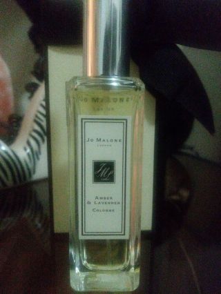 Jo Malone Amber & Lavender Men ' s Perfume.  Only tiny amount. 2