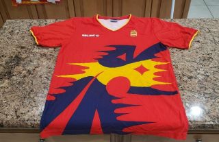 Rare Spain 1992 Barcelona Olympics Jersey Soccer Football Large Shirt Vintage