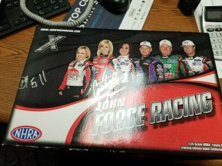 1:24 2012 Action Nhra Ford Mustang Funny Car Traxxas Courtney Force Jfr Signed