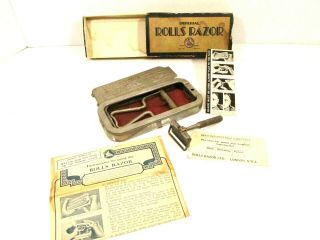Vintage Rolls Razor Imperial No 2 1927 Made In England Box And Instructions