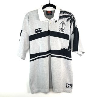 Rare Rugby Shirt Canterbury Of Zealand Xl Fiji Rugby Sevens
