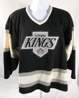 La Kings Hockey Jersey Mens Size Small Black 99 Wayne Gretzky Ccm