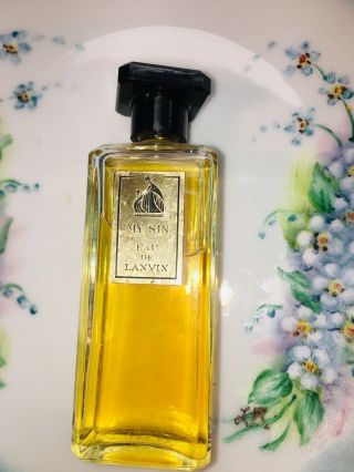 Vintage 1950’s My Sin Perfume Eau De Lanvin