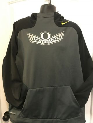 Nike Therma - Fit University Of Oregon Ducks Hoodie Win The Day Size 2xl Football