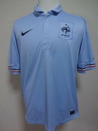 France 100 Soccer Football Jersey Shirt L 2013 Away