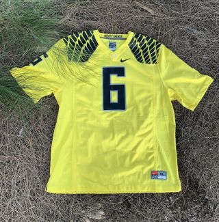 Oregon Ducks Nike Yellow Wings Limited Game Jersey Men’s Sz Xl Msrp $100