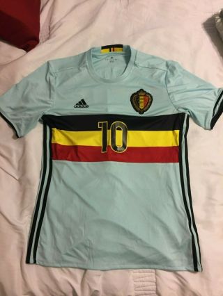 Adidas Authentic Belgium Away Eden Hazard 10 Jersey - Size M