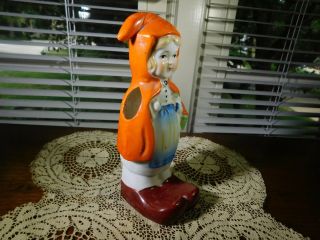 Vintage 1930s Little Red Riding Hood Toothbrush Tooth Brush Holder Wall Hanger C 2