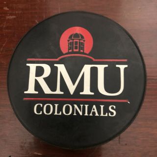 Robert Morris Colonials Game Puck Atlantic Hockey Ncaa College University