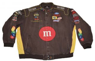 Jh Design M&m Nascar Ford Racing Jacket Size 6xl