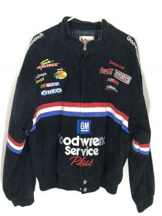 Chase Authentics Nascar Dale Earnhardt Sr Racing Jacket Goodwrench Sponsors Xl