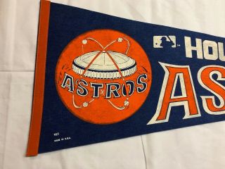 Old Houston Astros Mlb Baseball Pennant