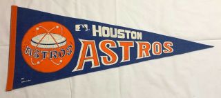 Old Houston Astros MLB Baseball Pennant 3