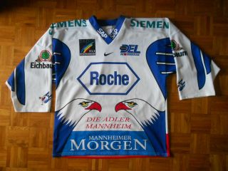 Die Adler Mannheim Mccosh 10 Germany Ice Hockey Ewald Jersey Size Xl