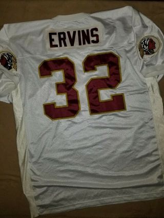 1994 Mitchell & Ness Nfl Washington Redskins Ricky Ervins 32 Jersey Size 56.