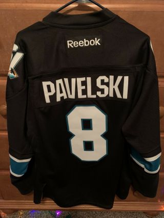 Reebok San Jose Sharks Joe Pavelski Alternate Jersey 2