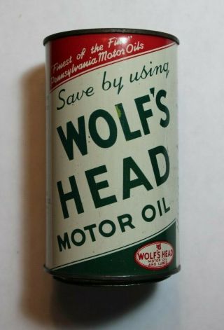 Wolf ' s Head Motor Oil Coin Bank or Safety Razor Blade Bank - Advertising Item 3