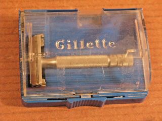 Vintage Gillette De Safety Razor With Org Box