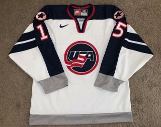 Brett Hull Team Usa 2002 Olympics Hockey Jersey Nike Men’s Size 48 Xl