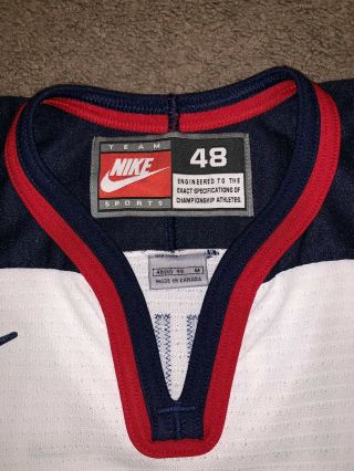 Brett Hull Team USA 2002 Olympics Hockey Jersey NIKE Men’s Size 48 XL 3