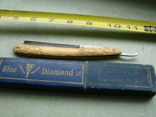 Vintage Straight Razor,  " B&d Special,  A100 ",  Germany,  Handle