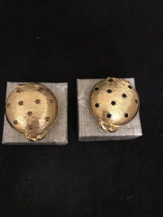 Vintage Gold Tone Pill Box Or Solid Perfume Florenza ?