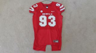 Unlv Rebels Authentic Game Issued Worn Nike Jersey Sz Lg