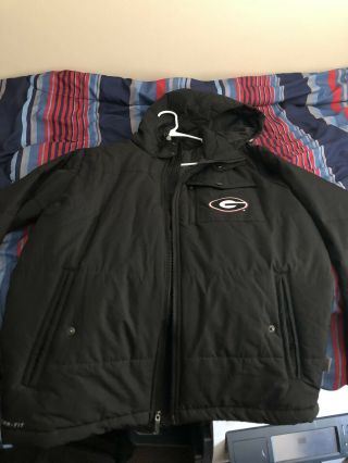 Team Issued Nike Georgia Bulldogs Winter Coat Mens Medium