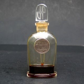 Vintage Jean Patou Paris Colony Perfume Parfum Bottle Ground Glass Stopper