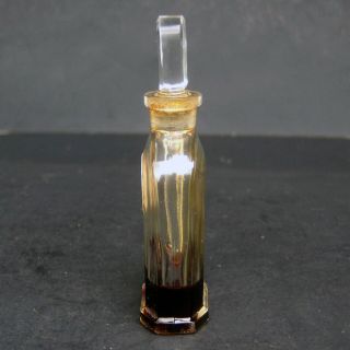 Vintage Jean Patou Paris Colony Perfume Parfum Bottle Ground Glass Stopper 3