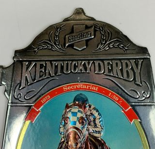 Secretariat Sterling Beer Sign 1973 Kentucky Derby 1973 Triple Crown Big Red 2