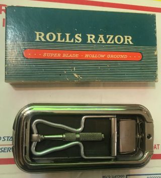 Vintage 1960’s Rolls Razor Blade Hollow Ground W/ Paperwork
