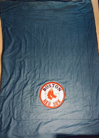 Boston Red Sox Sports Blue Coverage Bedding Comforter 84 X 59 Blanket Twin Size 2