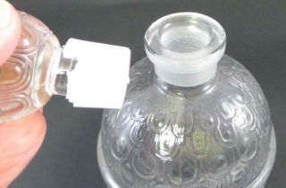 VINTAGE GUERLAIN BEE COLOGNE BOTTLE 6.  5 INCH EMPTY 4 ROWS FRENCH 3