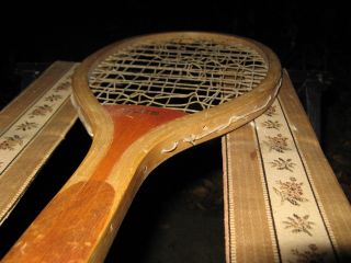 Zzqaww585 Only Natural Gut/catgut Strings Victor Wood Tennis Racquet The Club