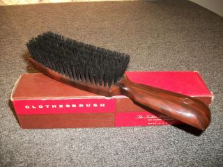 Vintage Fuller Clothes Brush With Box Usa Made Lint Brown Handle