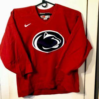 Penn State Nittany Lions Nike Hockey Jersey Men’s Sz 54 Red Mid 90’s Practice