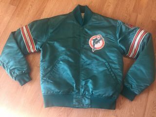Vintage Starter Nfl Miami Dolphins Jacket 90s Hip Hop